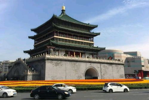 英國游客拍到陜西西安 鐘樓 照片 網(wǎng)友 中國古建筑很出眾